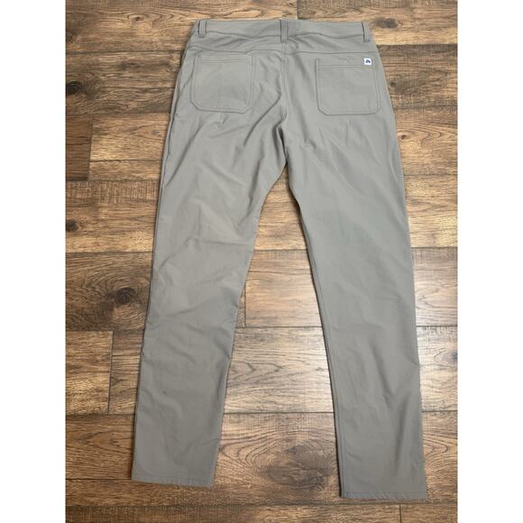 Drew Michael Denver Lodo Tall Pant Gray Performance Handmade in USA 38x36 - Picture 8 of 10